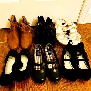 Size 3 big girls shoes lot